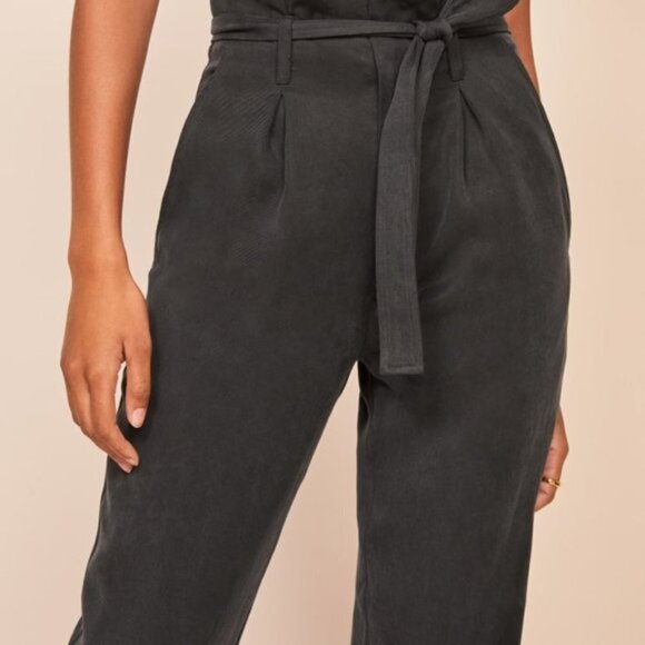 Reformation Avalon Pant in Black size 2 NWT - Picture 4 of 9
